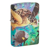 ZIPPO Glow in the Dark matt green Guy Harvey