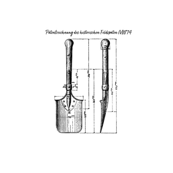 Böker Plus Shovel M1874 Spaten Schaufel Feldspaten 09BO500