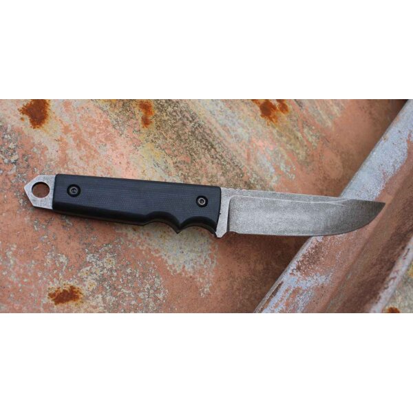 ZA-PAS Fahrtenmesser URBAN TACTIC G10 STONEWASH aus O2 Kohlenstoffstahl