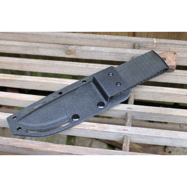 ZA-PAS Fahrtenmesser ULTRA OUTDOOR MICARTA STONEWASH aus O2 Kohlenstoffstahl