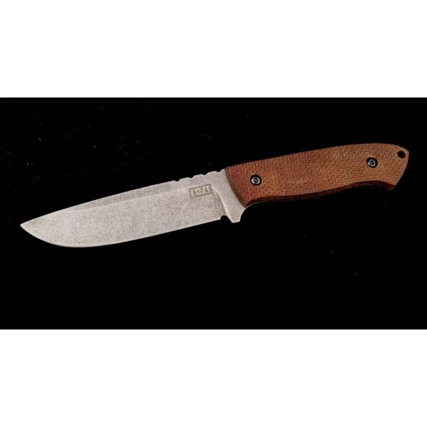 ZA-PAS Fahrtenmesser ULTRA OUTDOOR MICARTA STONEWASH aus O2 Kohlenstoffstahl