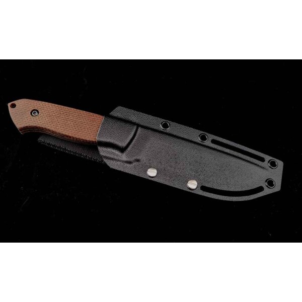 ZA-PAS Fahrtenmesser ULTRA OUTDOOR MICARTA STONEWASH aus O2 Kohlenstoffstahl