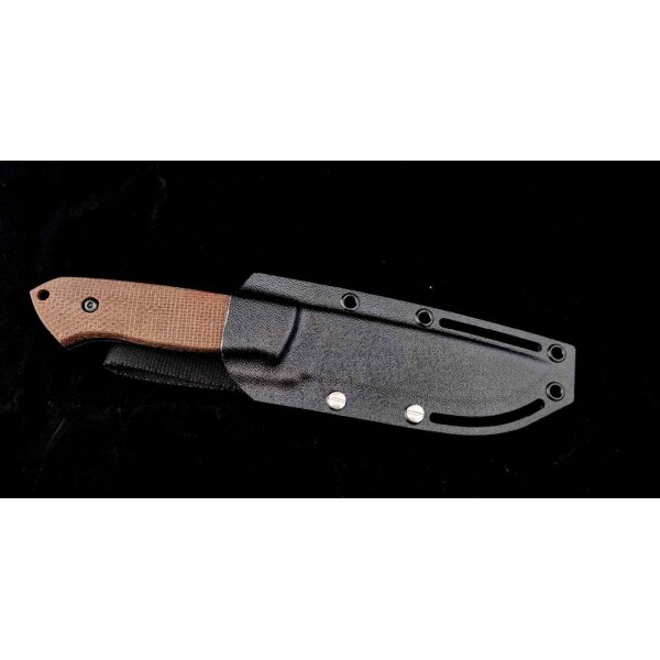 ZA-PAS Fahrtenmesser ULTRA OUTDOOR MICARTA CERAKOTE aus O2 Kohlenstoffstahl