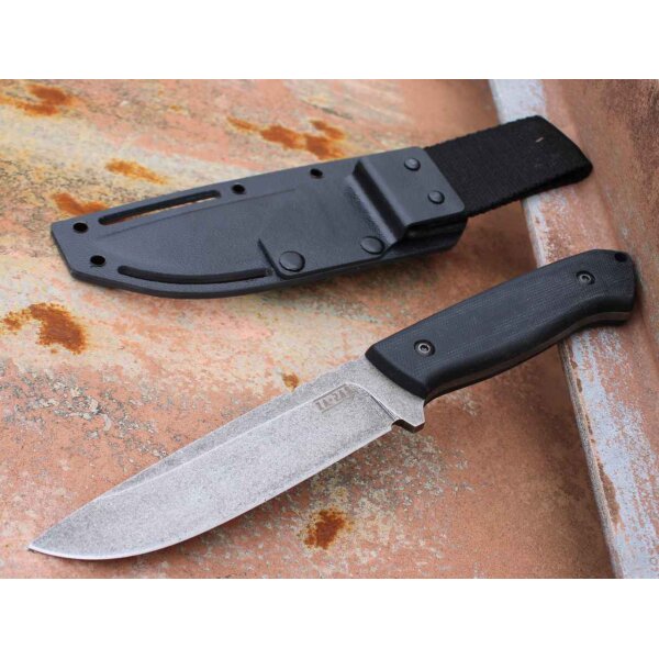 ZA-PAS Fahrtenmesser ULTRA OUTDOOR G10 STONEWASH aus O2 Kohlenstoffstahl