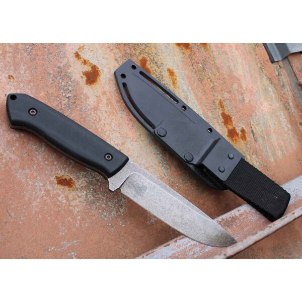 ZA-PAS Fahrtenmesser ULTRA OUTDOOR G10 STONEWASH aus O2 Kohlenstoffstahl