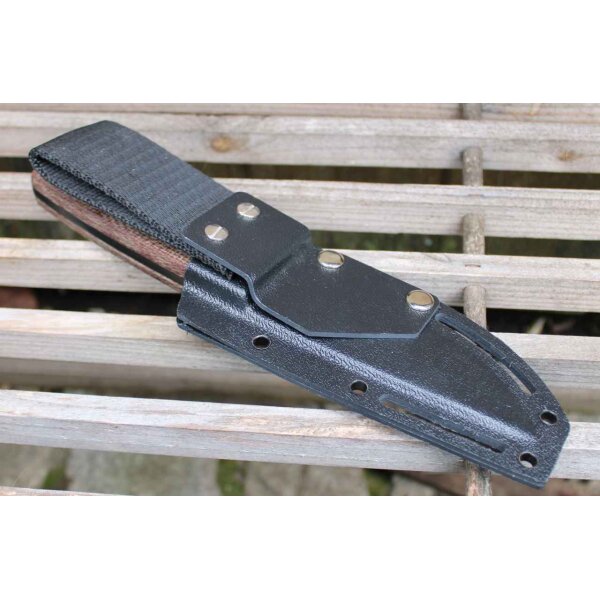 ZA-PAS Fahrtenmesser HANDIE MICARTA CERAKOTE aus O2 Kohlenstoffstahl