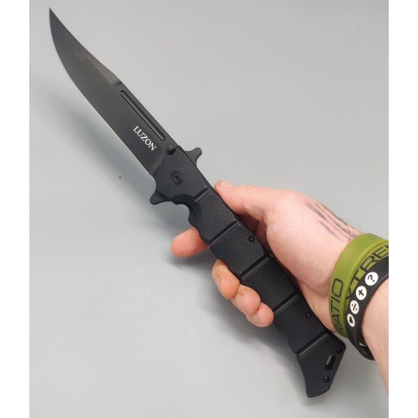 Cold Steel LUZON LARGE All Black XXL Flipper