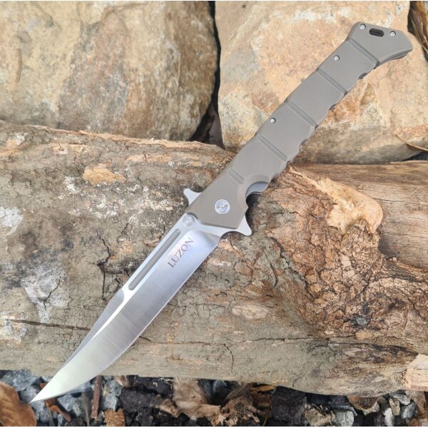 Cold Steel LUZON LARGE FDE Satin XXL Flipper