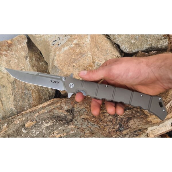 Cold Steel LUZON LARGE FDE Satin XXL Flipper