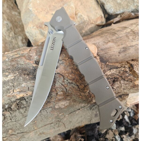 Cold Steel LUZON LARGE FDE Satin XXL Flipper