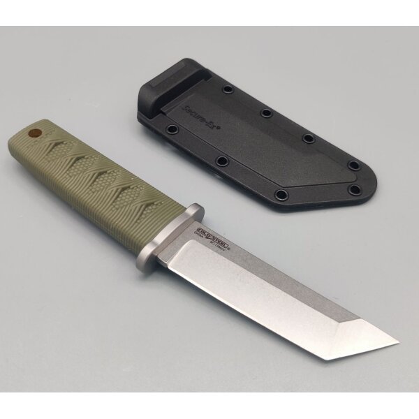 Cold Steel KYOTO I OD Green Tanto Outdoormesser Stonewash