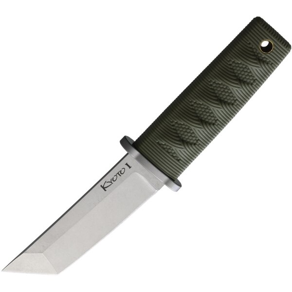 Cold Steel KYOTO I OD Green Tanto Outdoormesser Stonewash
