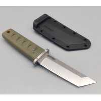 Cold Steel KYOTO I OD Green Tanto Outdoormesser Stonewash