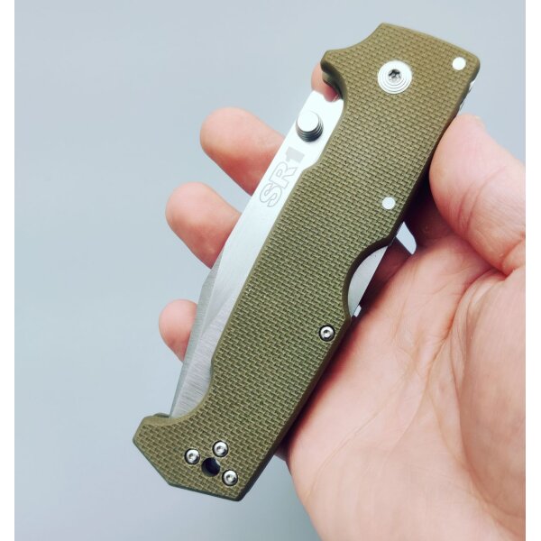 Cold Steel SR1 Backlock OD Green S35VN Stahl