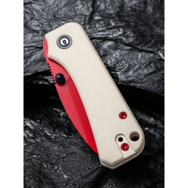 CIVIVI Baby Banter C19068S-7 Red Nitro-V Stahl Ivory G10