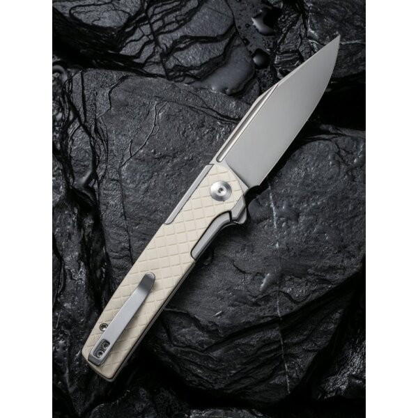 CIVIVI Cachet C20041B-2 Flipper Ivory G10 Diamond Pattern