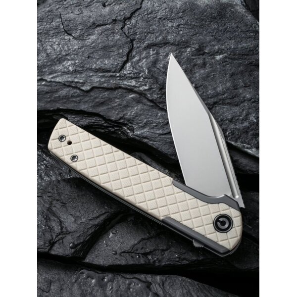 CIVIVI Cachet C20041B-2 Flipper Ivory G10 Diamond Pattern