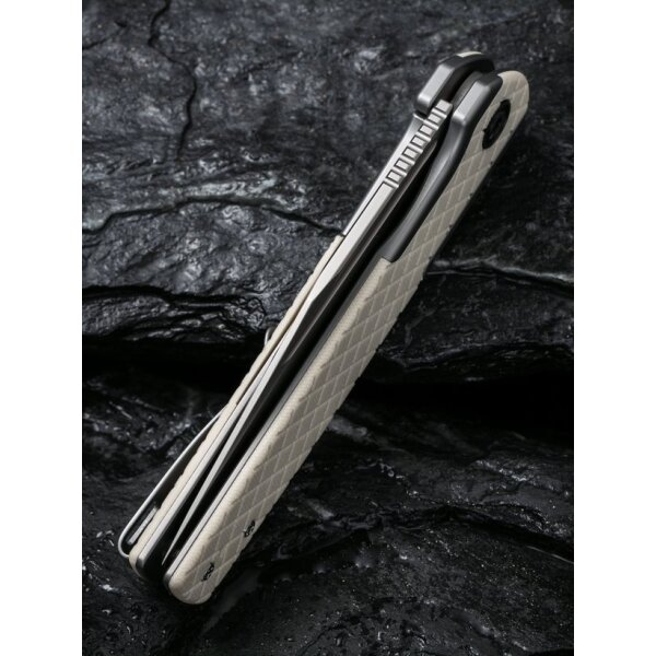 CIVIVI Cachet C20041B-2 Flipper Ivory G10 Diamond Pattern