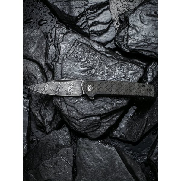 CIVIVI Cachet C20041B-DS1 Damast Flipper Canvas Micarta