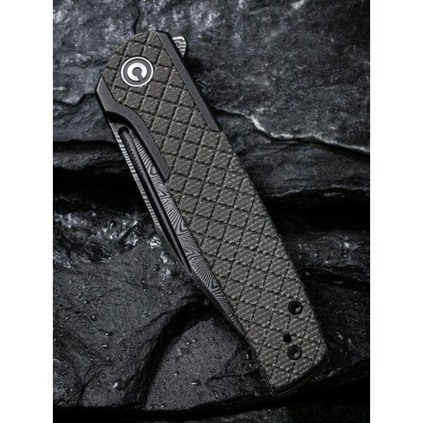 CIVIVI Cachet C20041B-DS1 Damast Flipper Canvas Micarta