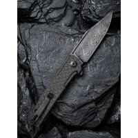 CIVIVI Cachet C20041B-DS1 Damast Flipper Canvas Micarta
