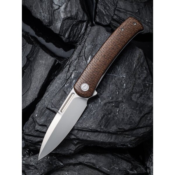 CIVIVI Cetos C21025B-1 Flipper Brown Micarta