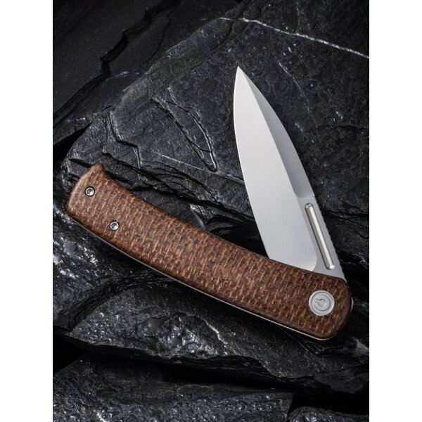 CIVIVI Cetos C21025B-1 Flipper Brown Micarta