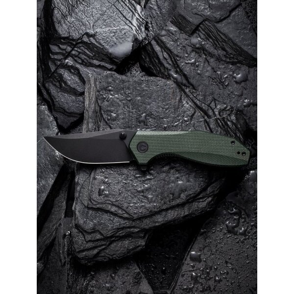 CIVIVI ODD 22 C21032-2 Flipper Canvas Micarta Green