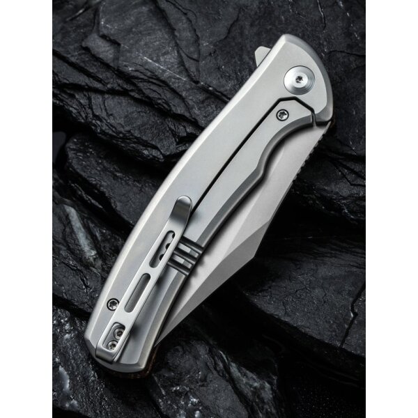 CIVIVI Sinisys C20039-2 Flipper Burlap Micarta Framelock