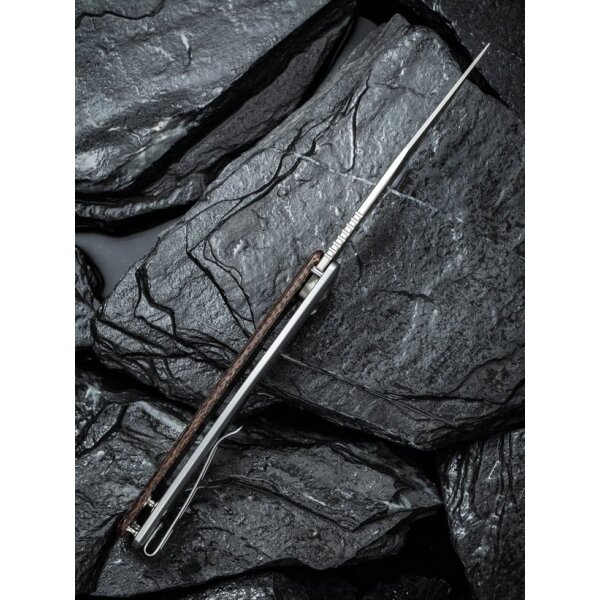 CIVIVI Sinisys C20039-2 Flipper Burlap Micarta Framelock