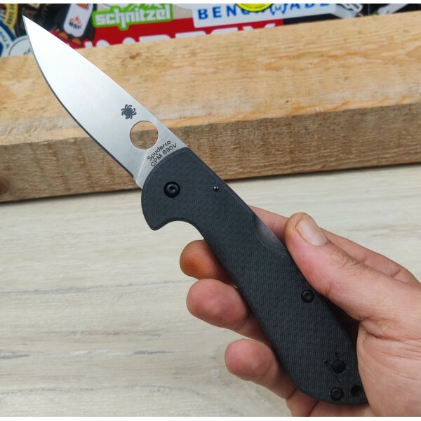 Spyderco Siren Sprint Run S90V Stahl Kohlefaser Carbon Schwarz Limited Edition 01SP1220