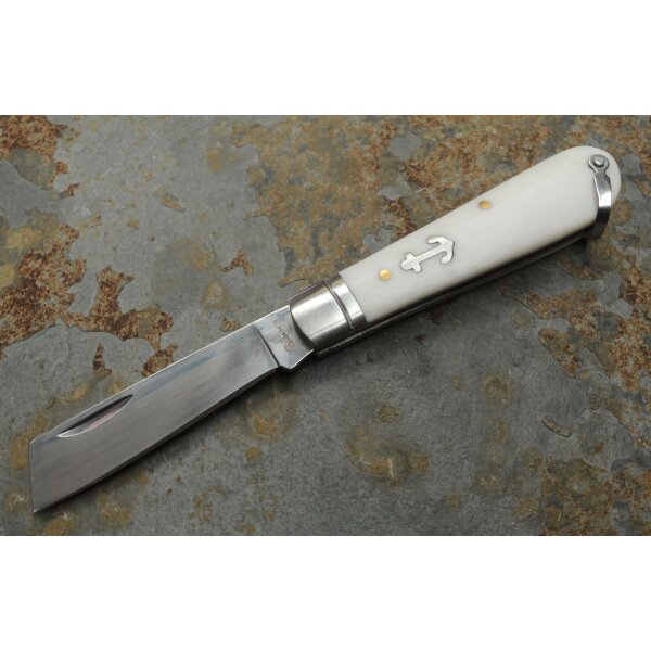 Albainox Messer Taschenmesser Bootsmesser Graft Knife ABS Griff Ankermotiv 18196