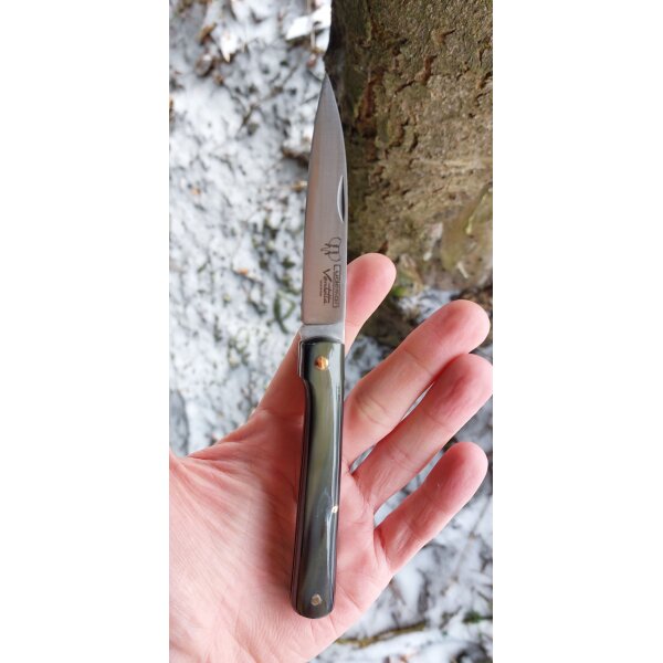 Cudeman Vendetta MoVa Stahl Taschenmesser Stierhorn Griff