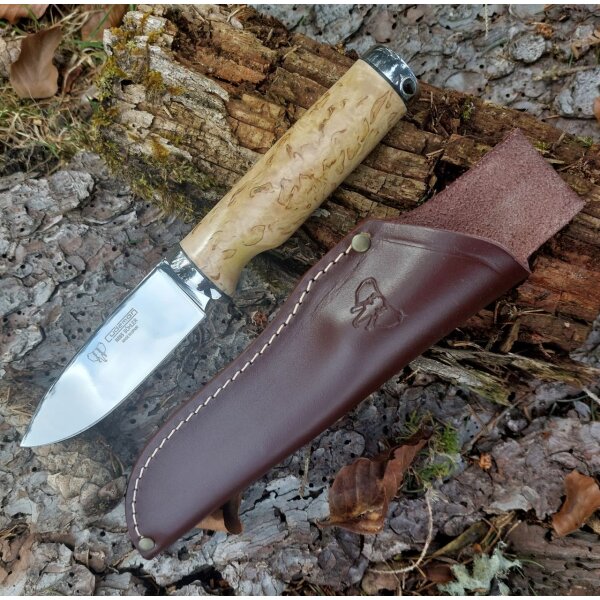 Cudeman Monte N695 Maserbirkenholz Braun inkl. Lederscheide