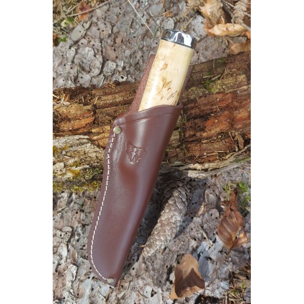 Cudeman Monte N695 Maserbirkenholz Braun inkl. Lederscheide