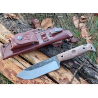Condor Selknam 1075 Micarta Braun inkl. Feuerstarter...
