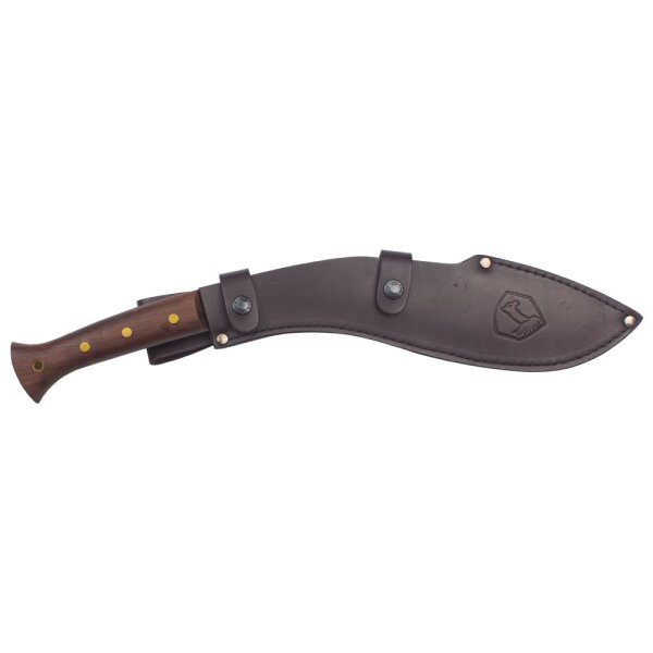 Condor King Kukri Machete 1075 Walnussholz Braun inkl. Lederscheide