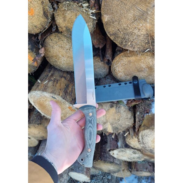 Condor Balam Knife 1075 Micarta Grau inkl. Kydexscheide