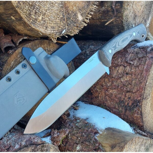 Condor Balam Knife 1075 Micarta Grau inkl. Kydexscheide