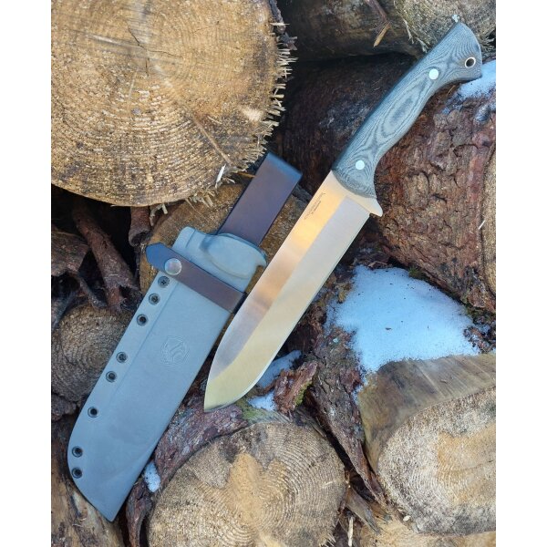 Condor Balam Knife 1075 Micarta Grau inkl. Kydexscheide