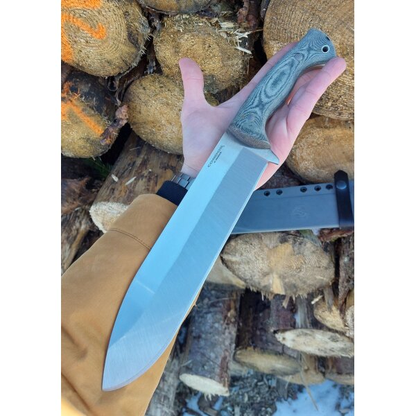 Condor Balam Knife 1075 Micarta Grau inkl. Kydexscheide