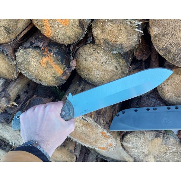 Condor Balam Knife 1075 Micarta Grau inkl. Kydexscheide