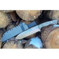 Condor Balam Knife 1075 Micarta Grau inkl. Kydexscheide