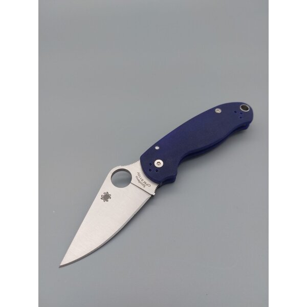 Spyderco Para 3 CPM S-110V CPM-S110V G10 Blau 01SP243