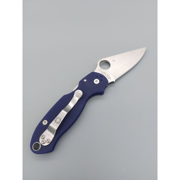 Spyderco Para 3 CPM S-110V CPM-S110V G10 Blau 01SP243