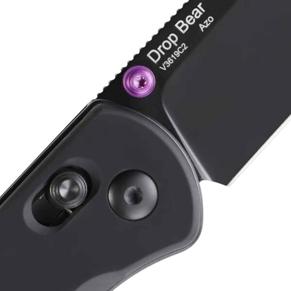 Kizer DROP BEAR Clutch Lock Folder all Black