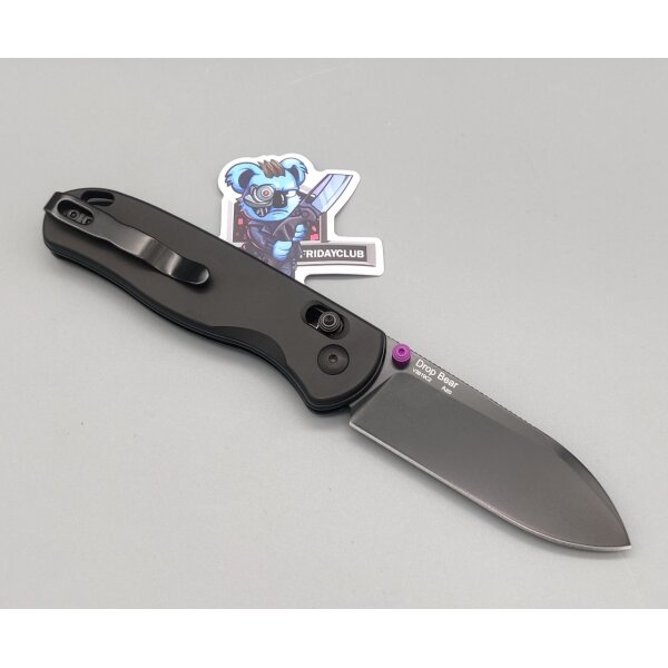 Kizer DROP BEAR Clutch Lock Folder all Black
