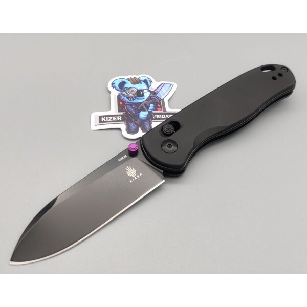 Kizer DROP BEAR Clutch Lock Folder all Black