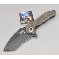 KIZER Messer MINI PARAGON Micarta Tanto 154CM Stahl Black...