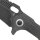 KIZER Messer MINI PARAGON Micarta Tanto 154CM Stahl Black Micarta